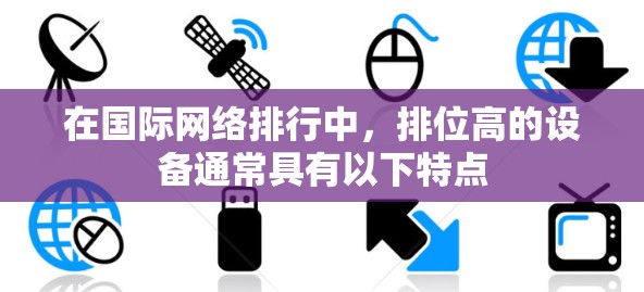 在国际网络排行中，排位高的设备通常具有以下特点