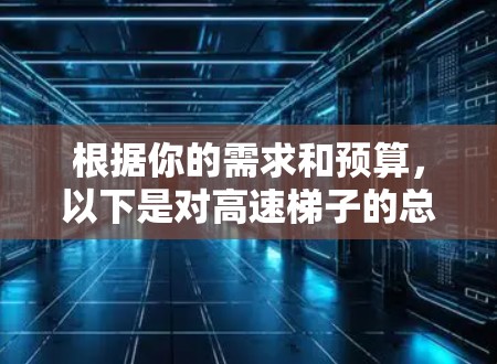 根据你的需求和预算，以下是对高速梯子的总结和建议