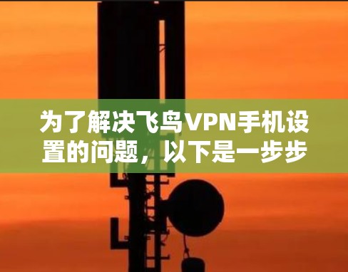 为了解决飞鸟VPN手机设置的问题，以下是一步步的解决方案